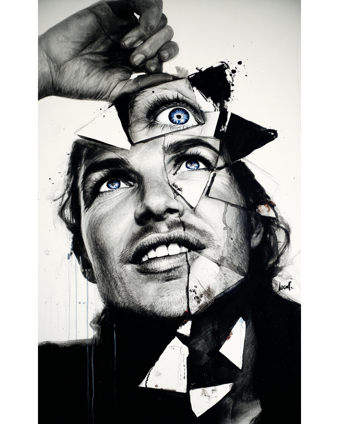 Shattered Perception – Exclusive Mixed-Media Tattoo Project