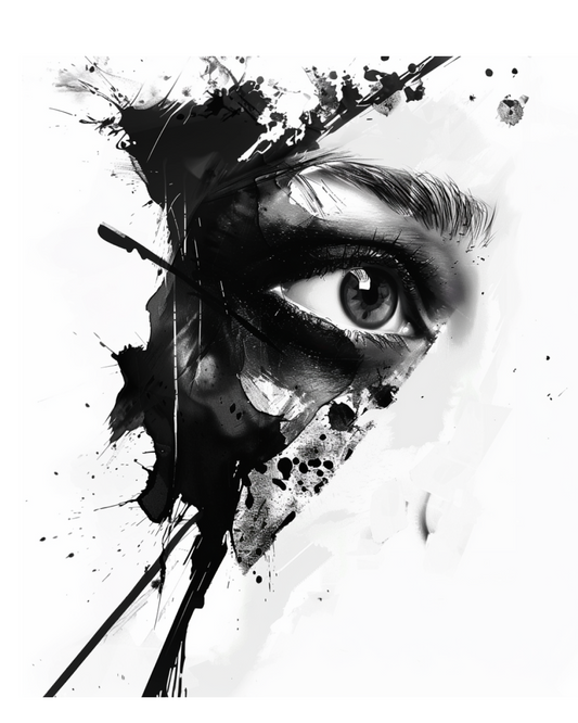 Focused Gaze – Abstract Eye Tattoo Project